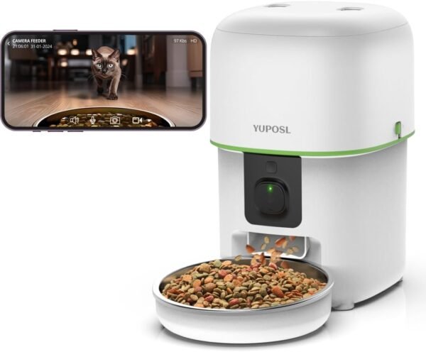 Comedero Automático para Gatos con Cámara