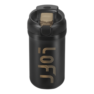 Mug Térmico de 620 ml con Tapa Inteligente - Negro