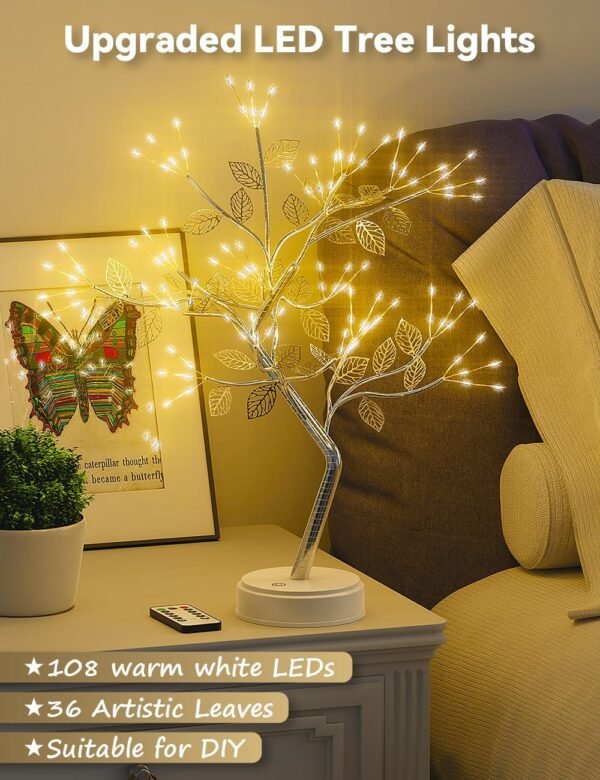 Lámpara Árbol de Hadas con 108 Luces LED - Control Remoto
