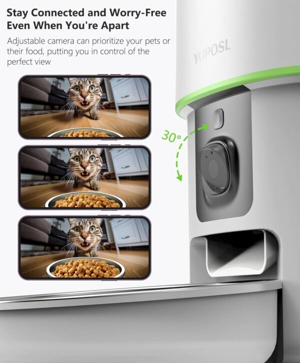 Comedero Automático para Gatos con Cámara