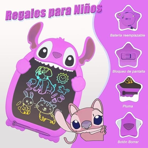 Pizarra LCD Infantil - Con Borrado Mágico y Protección Ocular