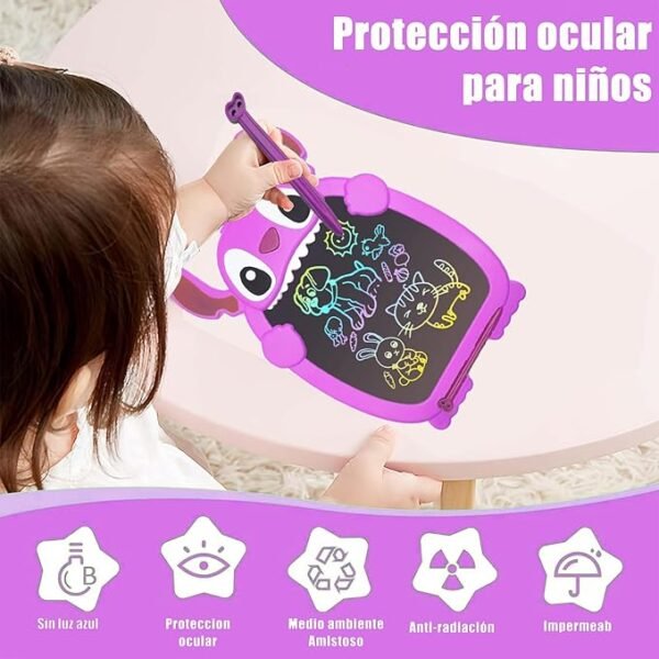 Pizarra LCD Infantil - Con Borrado Mágico y Protección Ocular