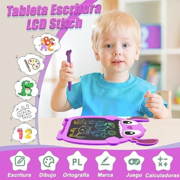 Pizarra LCD Infantil - Con Borrado Mágico y Protección Ocular