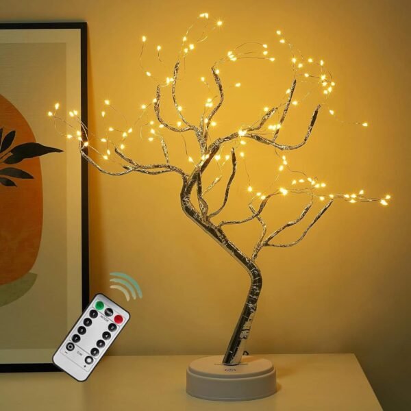 Lámpara Árbol de Hadas LED con 108 Luces y 8 Modos