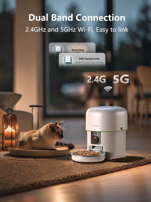 Comedero Automático para Gatos con Cámara