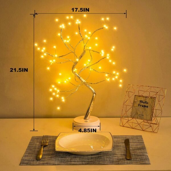 Lámpara Árbol de Hadas LED con 108 Luces y 8 Modos