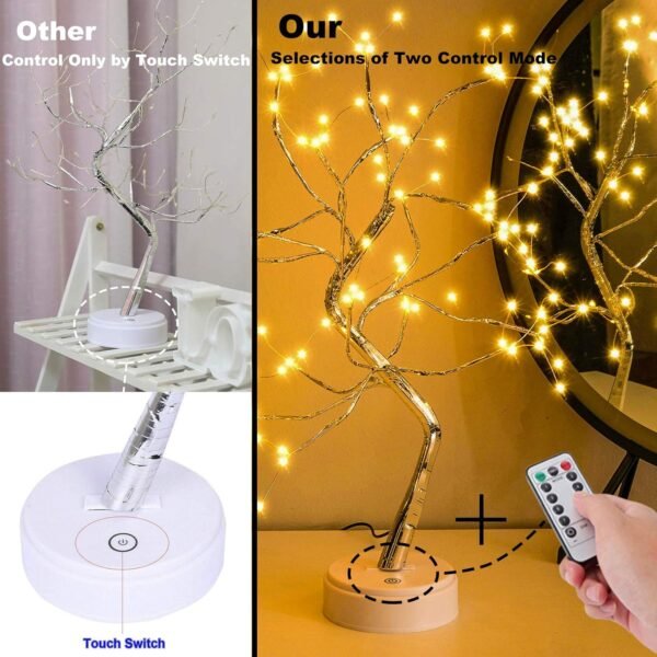 Lámpara Árbol de Hadas LED con 108 Luces y 8 Modos