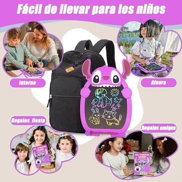 Pizarra LCD Infantil - Con Borrado Mágico y Protección Ocular