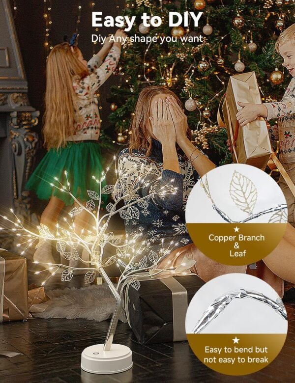 Lámpara Árbol de Hadas con 108 Luces LED - Control Remoto