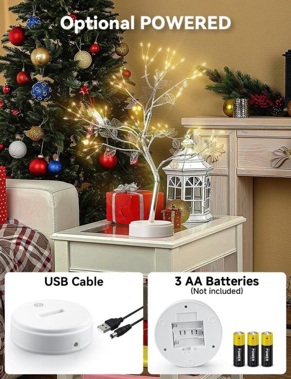 Lámpara Árbol de Hadas con 108 Luces LED - Control Remoto