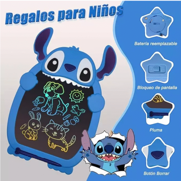 Pizarra LCD Infantil - Con Borrado Mágico y Protección Ocular