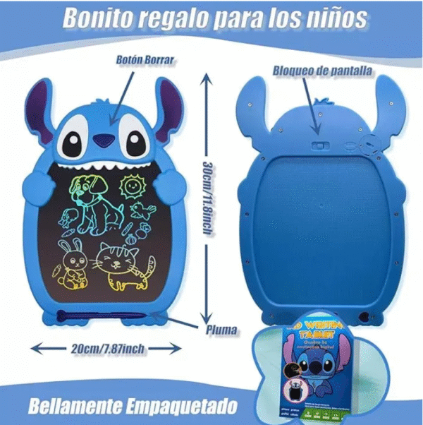 Pizarra LCD Infantil - Con Borrado Mágico y Protección Ocular