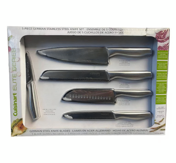 Set de Cuchillos Cuisinart Elite Series - 5 Piezas Profesionales